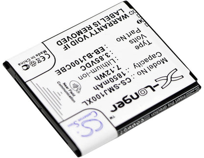 CS-SMJ100XL, Mobile, Smartphone 3.85V, 1850mAh, Li-ion Battery fits Samsung, Galaxy J1, Galaxy J1 4g, 7.1225Wh