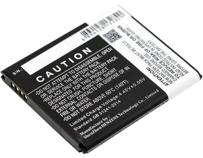 CS-SMJ100XL, Mobile, Smartphone 3.85V, 1850mAh, Li-ion Battery fits Samsung, Galaxy J1, Galaxy J1 4g, 7.1225Wh