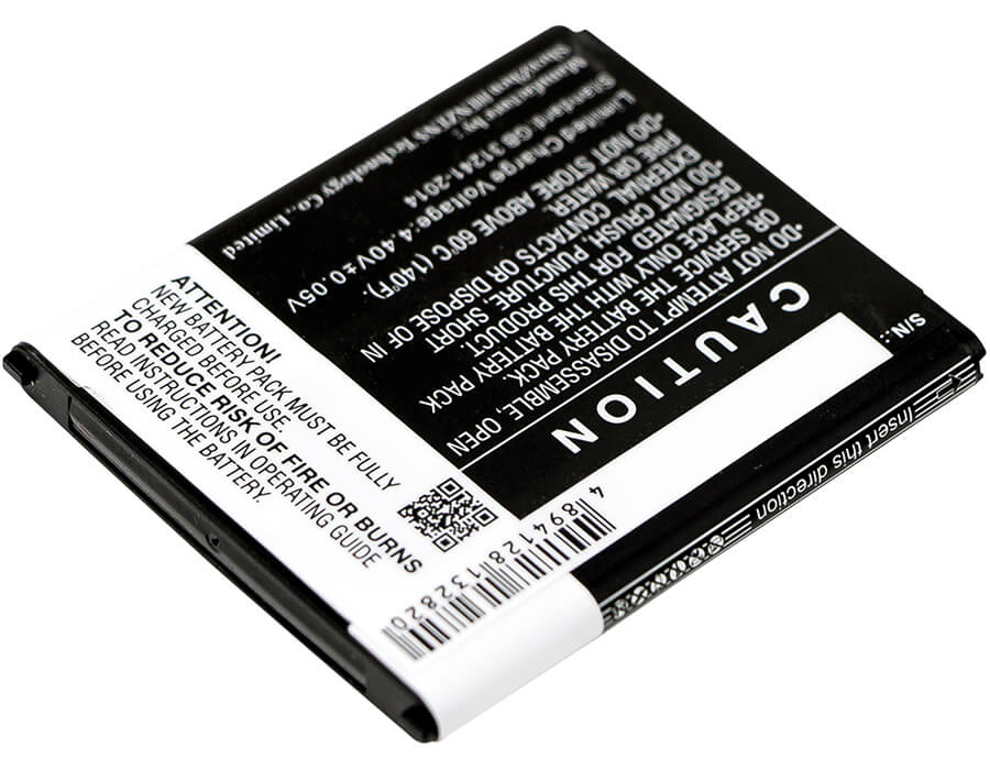 CS-SMJ100XL, Mobile, Smartphone 3.85V, 1850mAh, Li-ion Battery fits Samsung, Galaxy J1, Galaxy J1 4g, 7.1225Wh