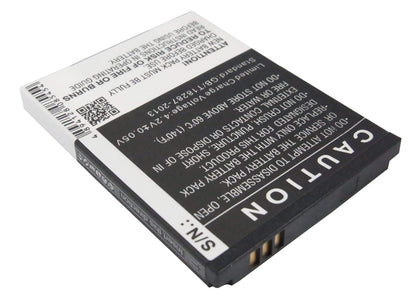3.7V, 1150mAh, Li-ion Battery fits Emporia, Connect, V88, 4.255Wh