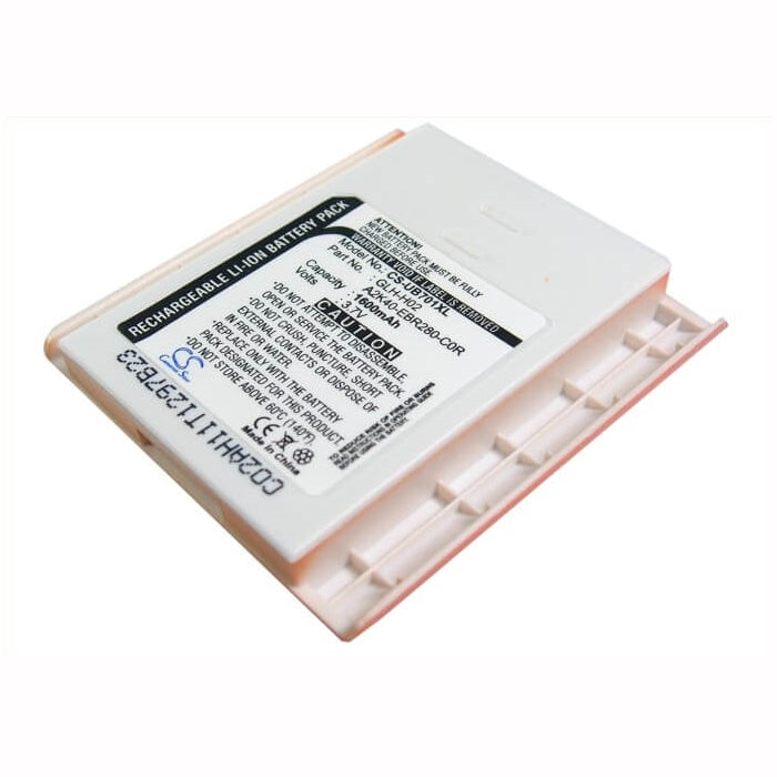 3.7V, 1600mAh, Li-ion Battery fits Gigabyte, Gsmart I, Gsmart I (128), 5.92Wh