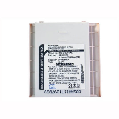 3.7V, 1600mAh, Li-ion Battery fits Gigabyte, Gsmart I, Gsmart I (128), 5.92Wh