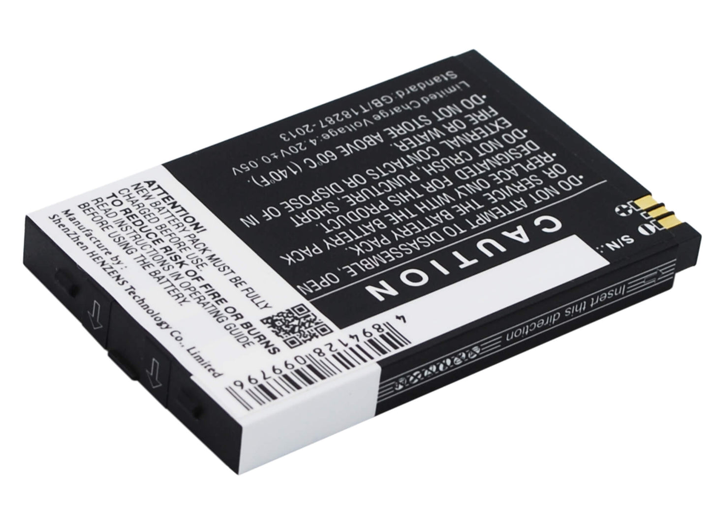 3.7V, 1200mAh, Li-ion Battery fits Socketmobile, Sonim Xp3-s, Xp3 Enduro, 4.44Wh