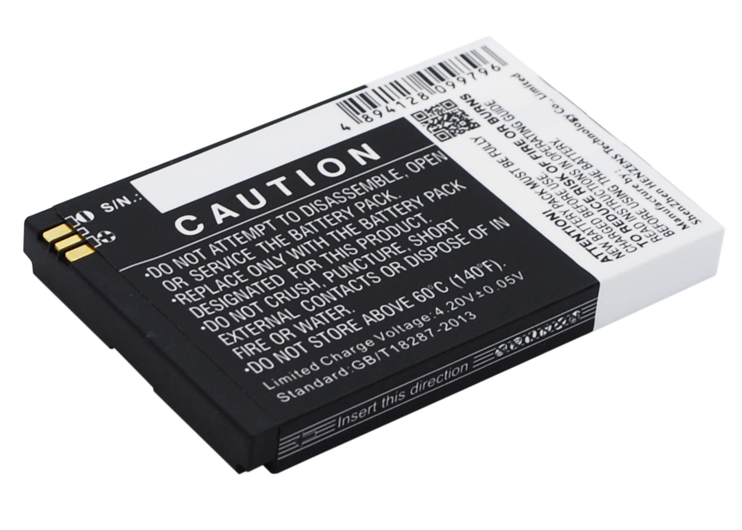 3.7V, 1200mAh, Li-ion Battery fits Socketmobile, Sonim Xp3-s, Xp3 Enduro, 4.44Wh