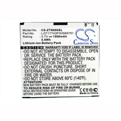 3.7V, 1500mAh, Li-ion Battery fits Uscellular, Mwp3505, Mwp3505us, 5.55Wh