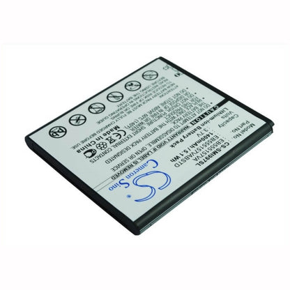 3.7V, 1400mAh, Li-ion Battery fits At&t, Galaxy S Ii Skyrocket, Infuse, 5.18Wh
