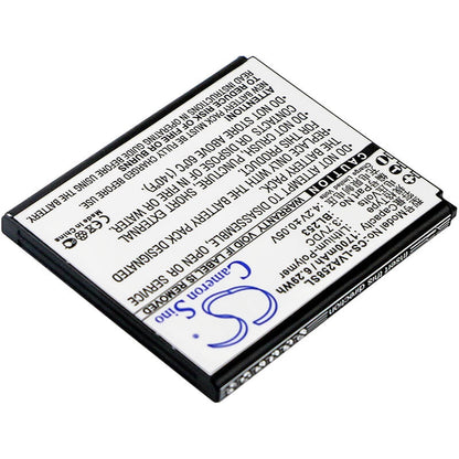 3.7V, 1700mAh, Li-Polymer Battery fits Lenovo, A2580, A2860, 6.29Wh