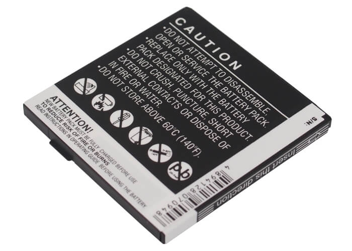 3.7V, 1200mAh, Li-ion Battery fits Gsmart, G1310, G1315, 4.44Wh