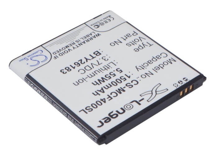 3.7V, 1500mAh, Li-ion Battery fits Mobistel, Cynus F4, Mt-7521b, 5.55Wh