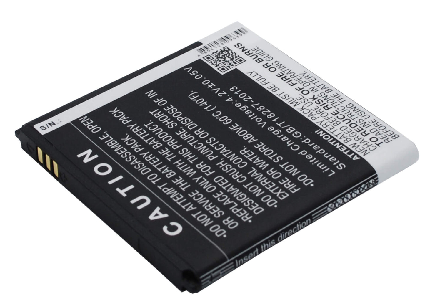 3.7V, 1500mAh, Li-ion Battery fits Wiko, Blush, Cink Slim, 5.55Wh