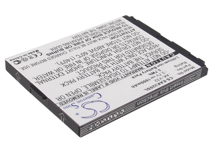 3.7V, 1000mAh, Li-ion Battery fits Emporia, Click, Click V32, 3.7Wh
