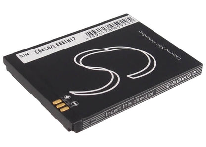 3.7V, 1000mAh, Li-ion Battery fits Emporia, Click, Click V32, 3.7Wh