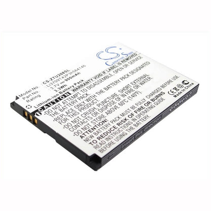 3.7V, 900mAh, Li-ion Battery fits Zte, U208, U506, 3.33Wh