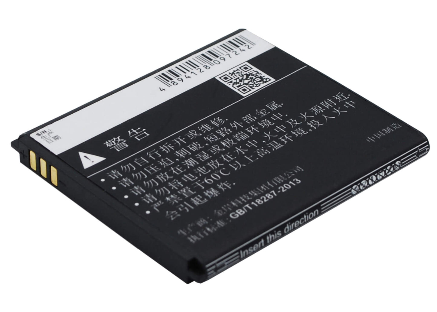 3.7V, 1400mAh, Li-ion Battery fits Coolpad, 8070d, 5.18Wh