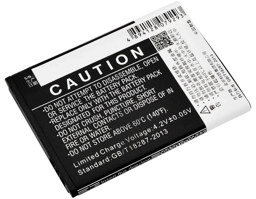 3.7V, 850mAH, Li-ion Battery fits Bbk, I18, I270, 3.145Wh