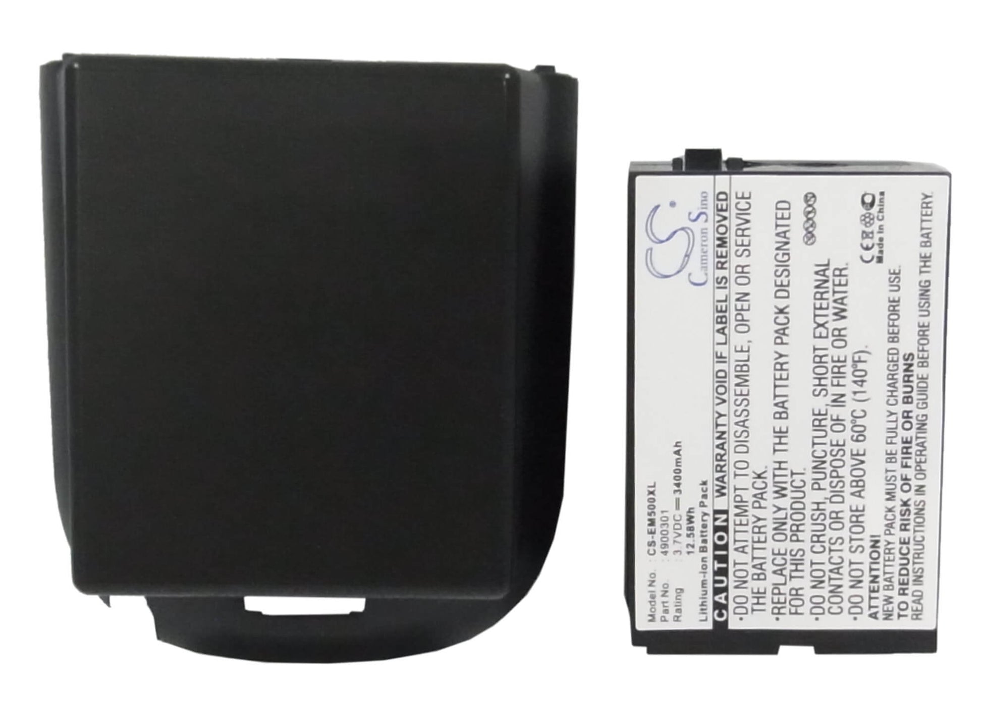 3.7V, 3400mAh, Li-ion Battery fits Torq, N100, P100, 12.58Wh