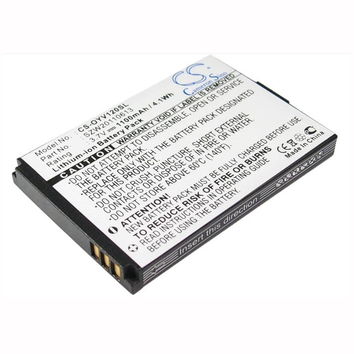 3.7V, 1100mAh, Li-ion Battery fits Olympia, 2148, Via Plus, 4.07Wh