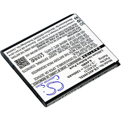 3.7V, 1200mAh, Li-ion Battery fits Archos, 40c Titanium, 4.44Wh