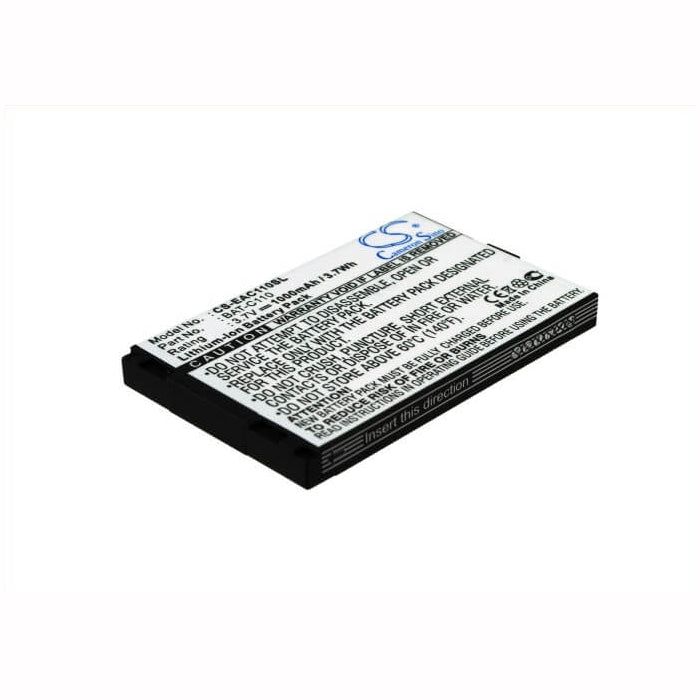 3.7V, 1000mAh, Li-ion Battery fits Emporia, C131, Telme C131, 3.7Wh
