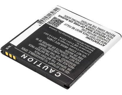 3.8V, 1700mAh, Li-Polymer Battery fits Kazam, Trooper 540, 6.46Wh
