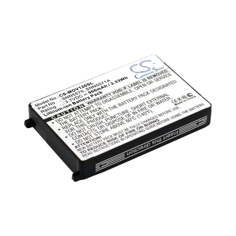 3.7V, 900mAh, Li-ion Battery fits Motorola, V120, V120c, 3.33Wh