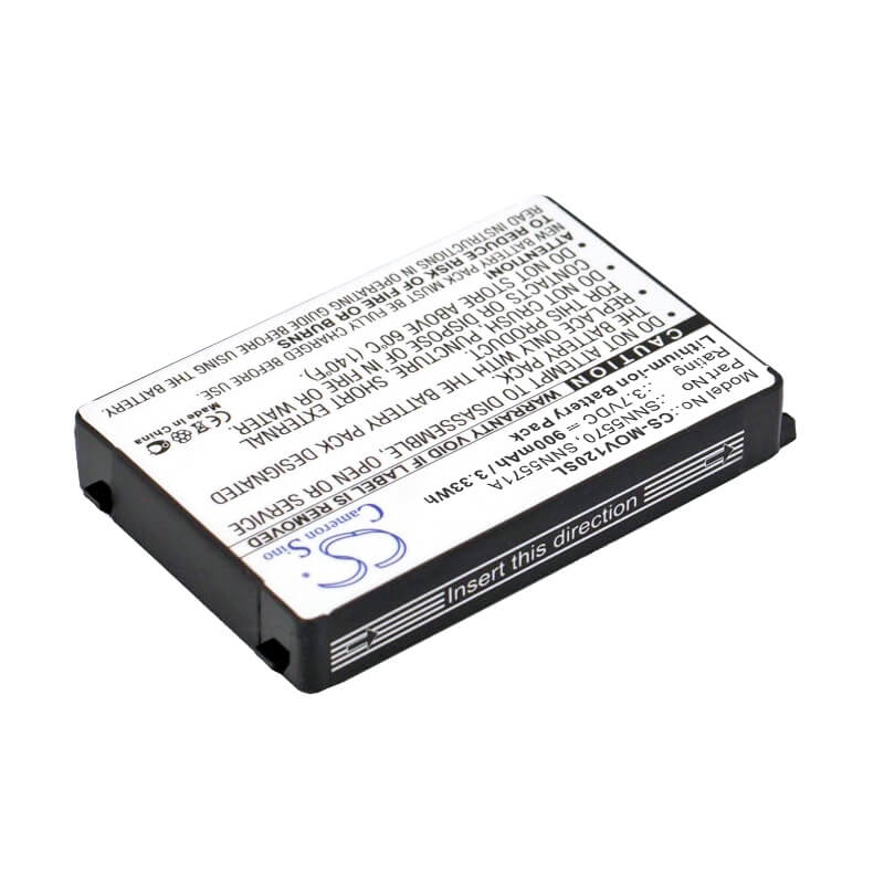 3.7V, 900mAh, Li-ion Battery fits Motorola, V120, V120c, 3.33Wh