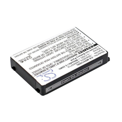 3.7V, 900mAh, Li-ion Battery fits Motorola, V120, V120c, 3.33Wh