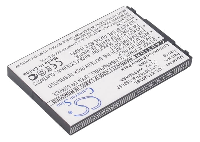 3.7V, 1050mAh, Li-ion Battery fits Aligator, A300, 3.885Wh