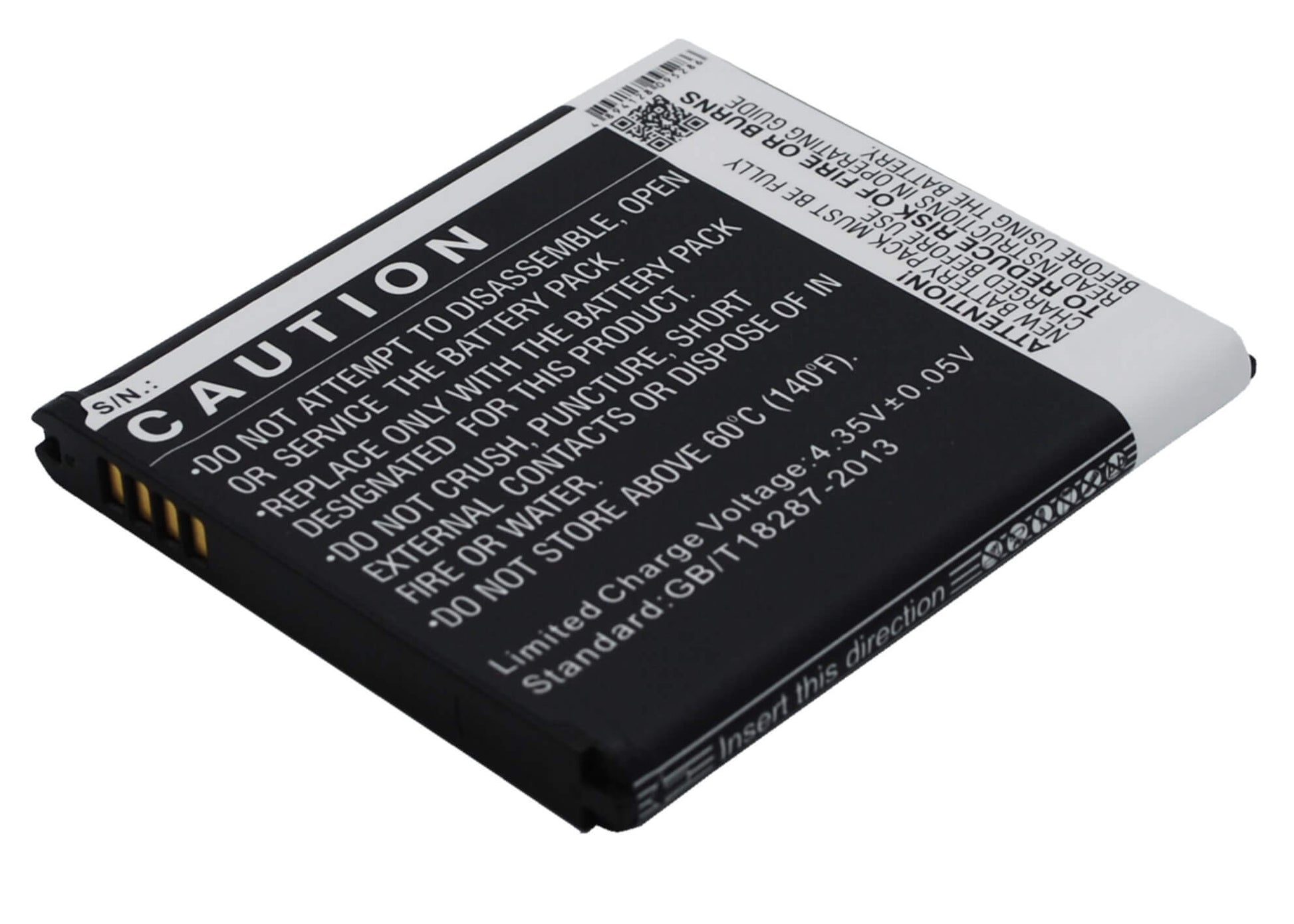 3.85V, 2200mAh, Li-ion Battery fits Samsung, Galaxy Core Max, Galaxy Core Max Duos, 8.47Wh