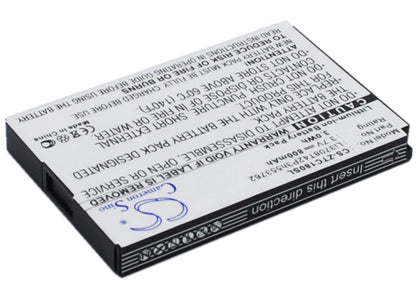 3.7V, 800mAh, Li-ion Battery fits Telstra, C160, C180, 2.96Wh