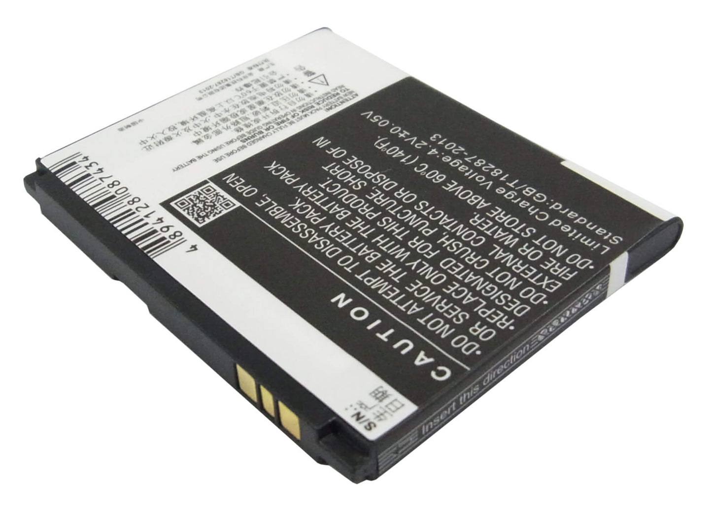 3.7V, 1350mAh, Li-ion Battery fits Gionee, C900, D500, 4.995Wh