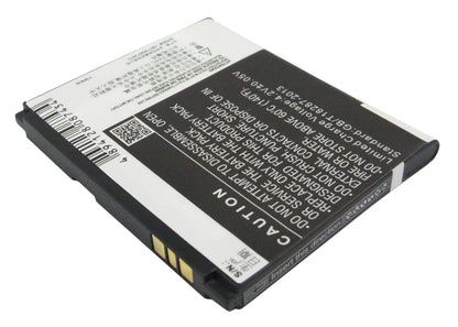 3.7V, 1350mAh, Li-ion Battery fits Gionee, C900, D500, 4.995Wh