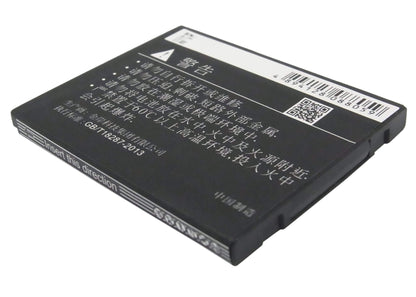 3.7V, 1000mAh, Li-ion Battery fits Coolpad, 5216, 5860+, 3.7Wh