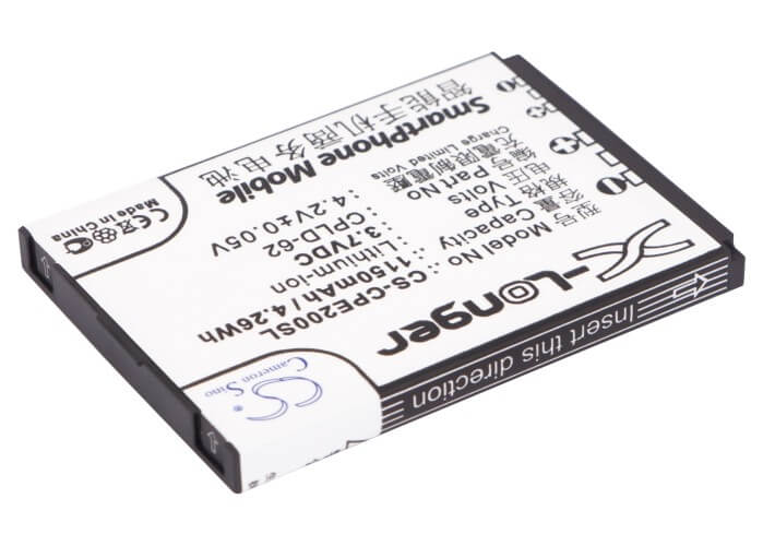 3.7V, 1150mAh, Li-ion Battery fits Coolpad, 5800, D280, 4.255Wh