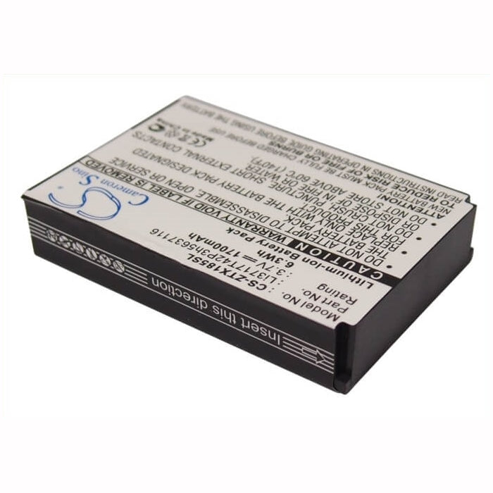 3.7V, 1700mAh, Li-ion Battery fits Telstra, F158, F159, 6.29Wh