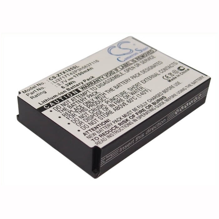3.7V, 1700mAh, Li-ion Battery fits Telstra, F158, F159, 6.29Wh