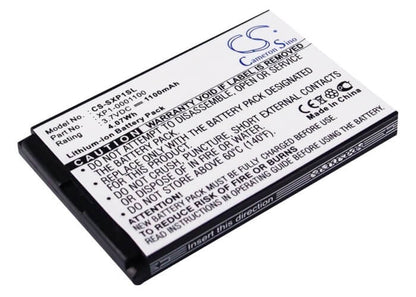 3.7V, 1100mAh, Li-ion Battery fits Jcb, Sitemaster, Toughphone, 4.07Wh