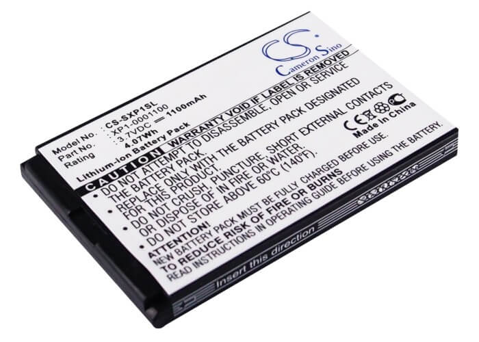 3.7V, 1100mAh, Li-ion Battery fits Socketmobile, Sonim Xp1, Sonim Xp1 Bt, 4.07Wh