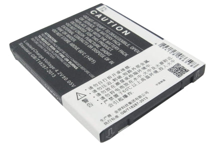 3.7V, 1350mAh, Li-ion Battery fits Coolpad, 7266, 4.995Wh