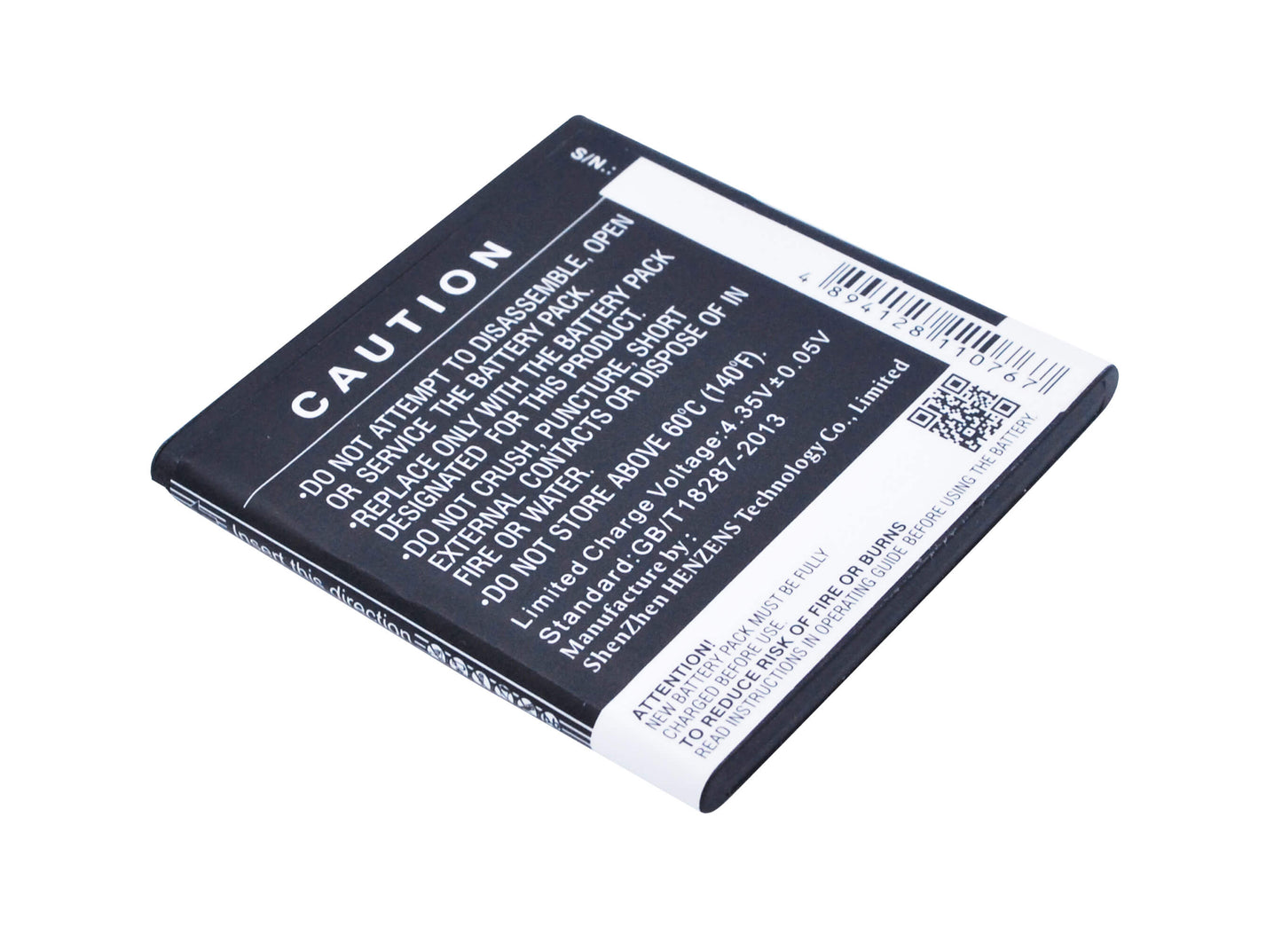 3.8V, 1700mAh, Li-Polymer Battery fits Bq, Aquaris 4, 6.46Wh
