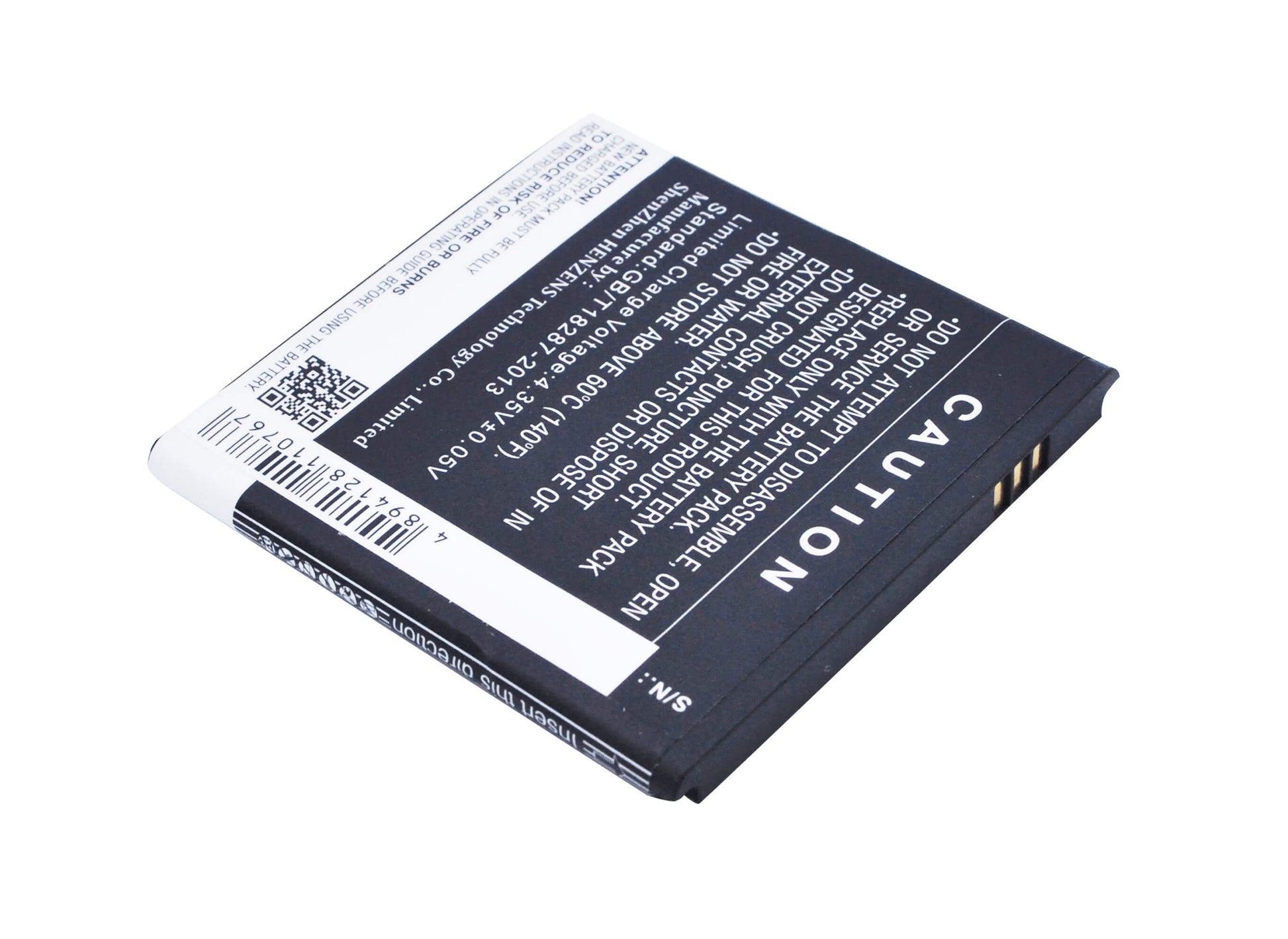3.8V, 1700mAh, Li-Polymer Battery fits Bq, Aquaris 4, 6.46Wh