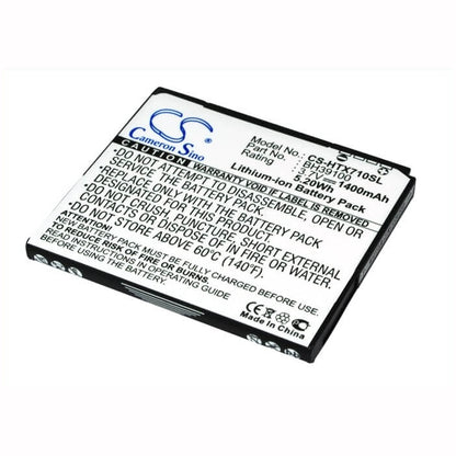 3.7V, 1400mAh, Li-ion Battery fits Htc, G20, Holiday, 5.18Wh