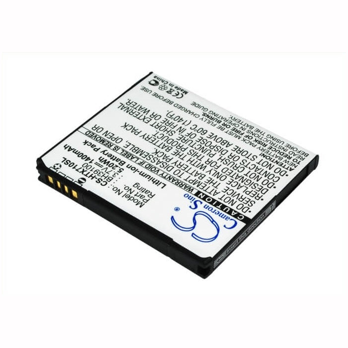 3.7V, 1400mAh, Li-ion Battery fits T-mobile, Raider 4g, 5.18Wh