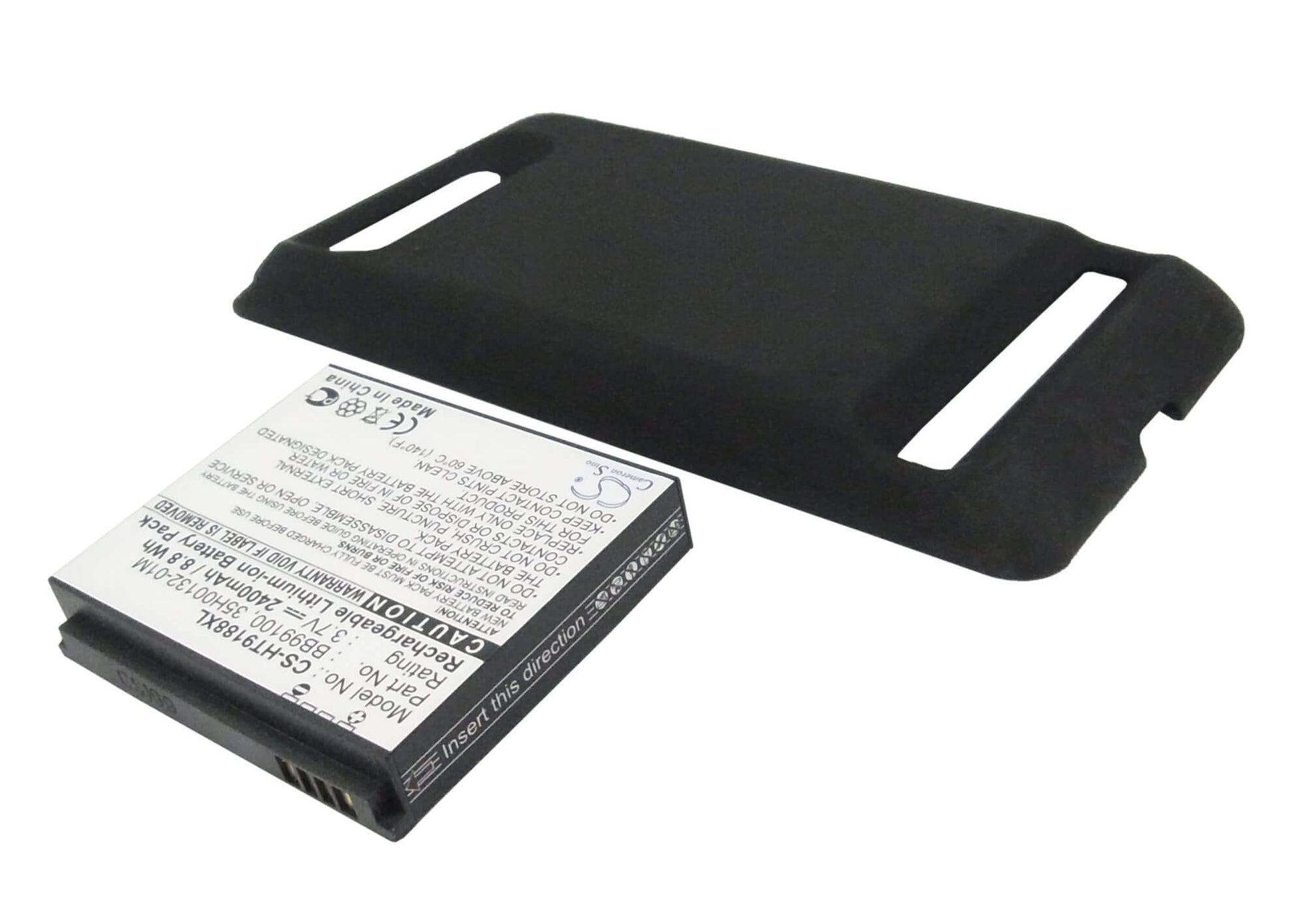3.7V, 2400mAh, Li-ion Battery fits Htc, T9188, Tianxi Huashan, 8.88Wh