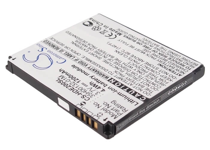 CS-HDE200SL, Mobile, Smartphone 3.7V, 1200mAh, Li-ion Battery fits Softbank, X06ht, X06ht Ii, 4.44Wh