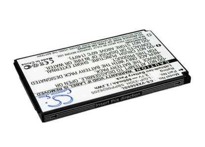 3.7V, 600mAh, Li-ion Battery fits Lg, Chocolate 3, Vx8560, 2.22Wh