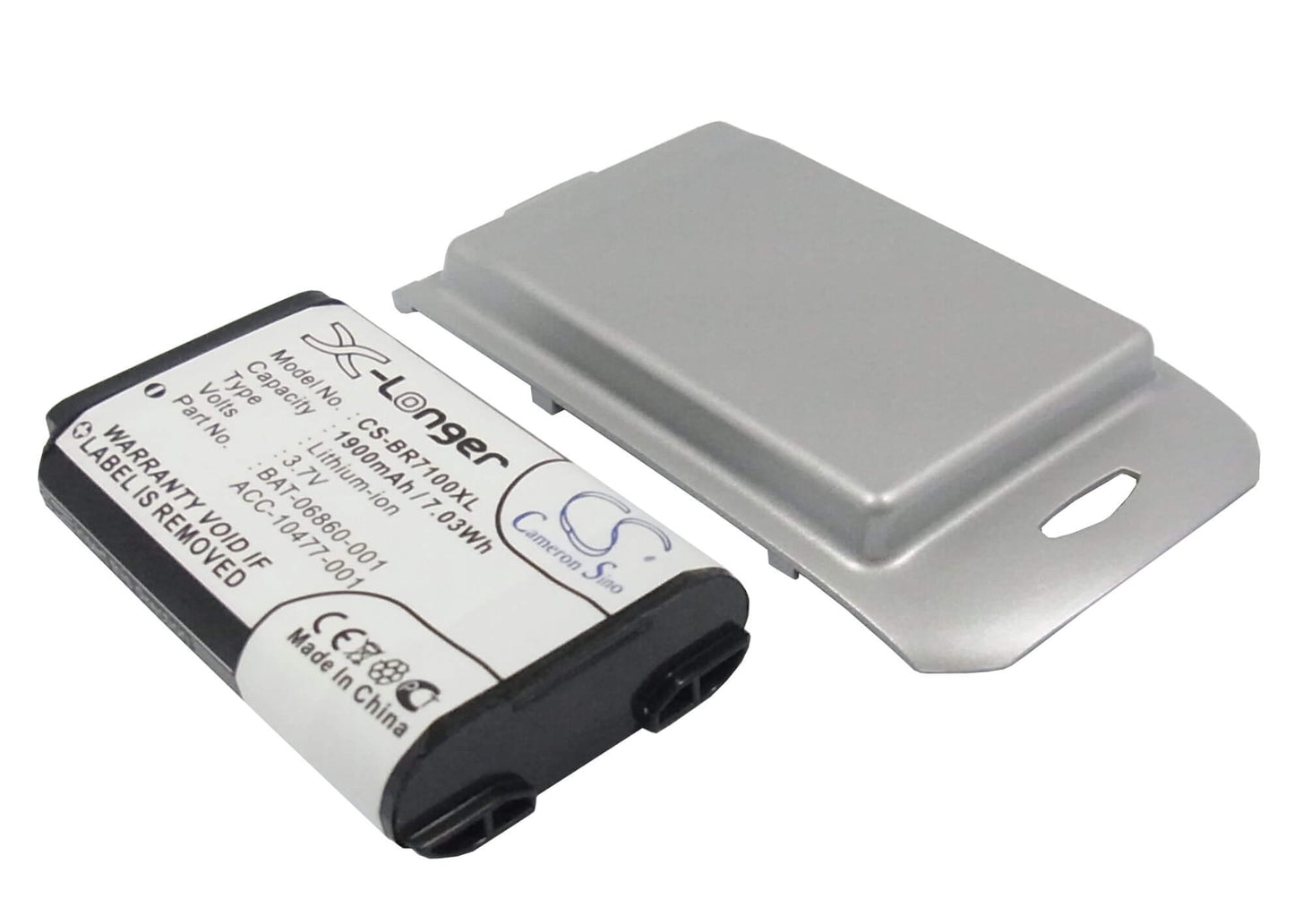 3.7V, 1900mAh, Li-ion Battery fits Blackberry, 7100, 7100r, 7.03Wh