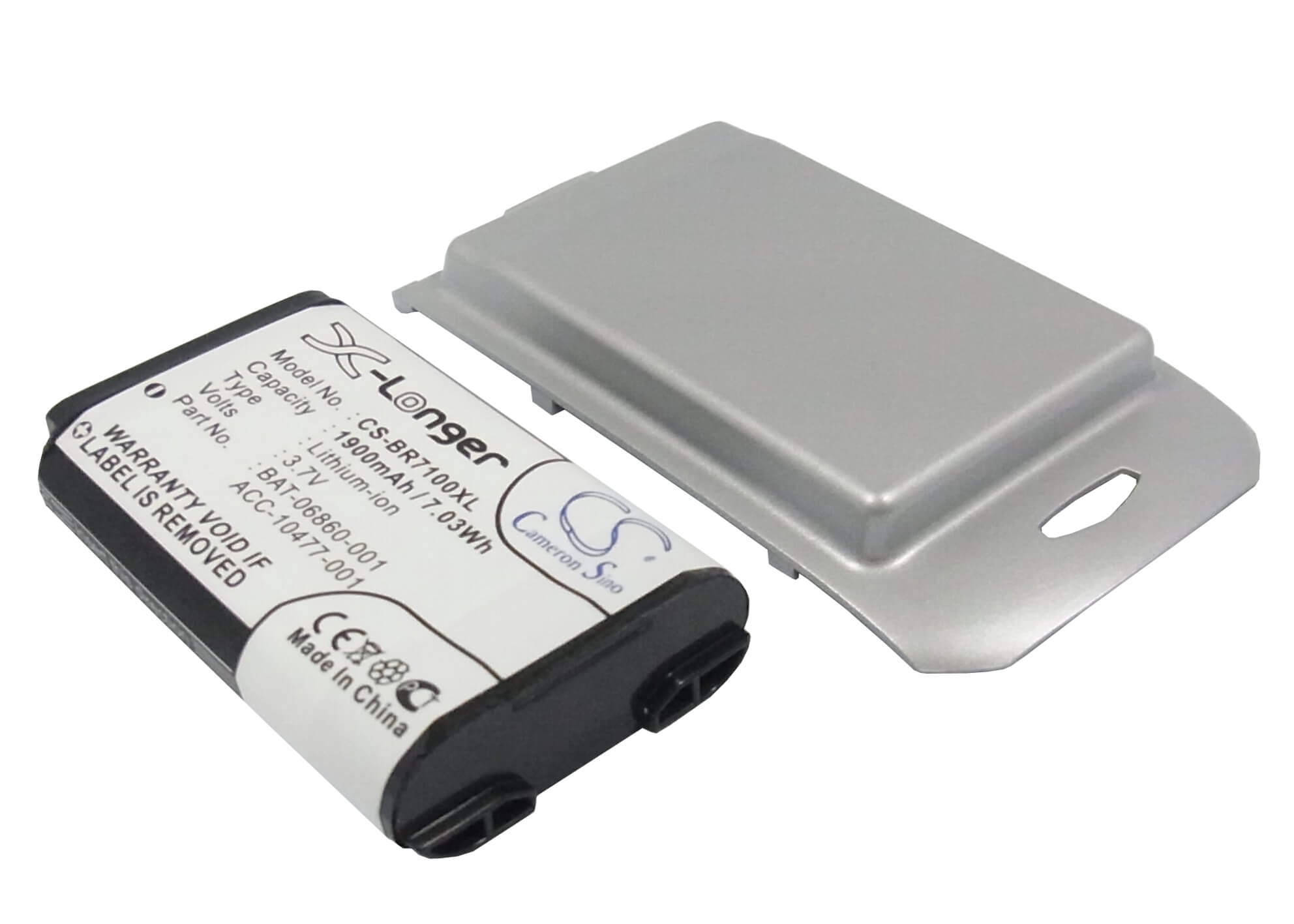 3.7V, 1900mAh, Li-ion Battery fits Blackberry, 7100, 7100r, 7.03Wh