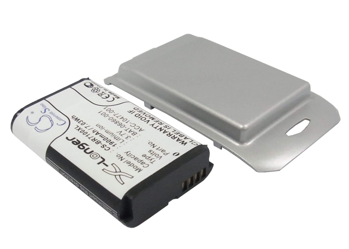 3.7V, 1900mAh, Li-ion Battery fits Blackberry, 7100, 7100r, 7.03Wh