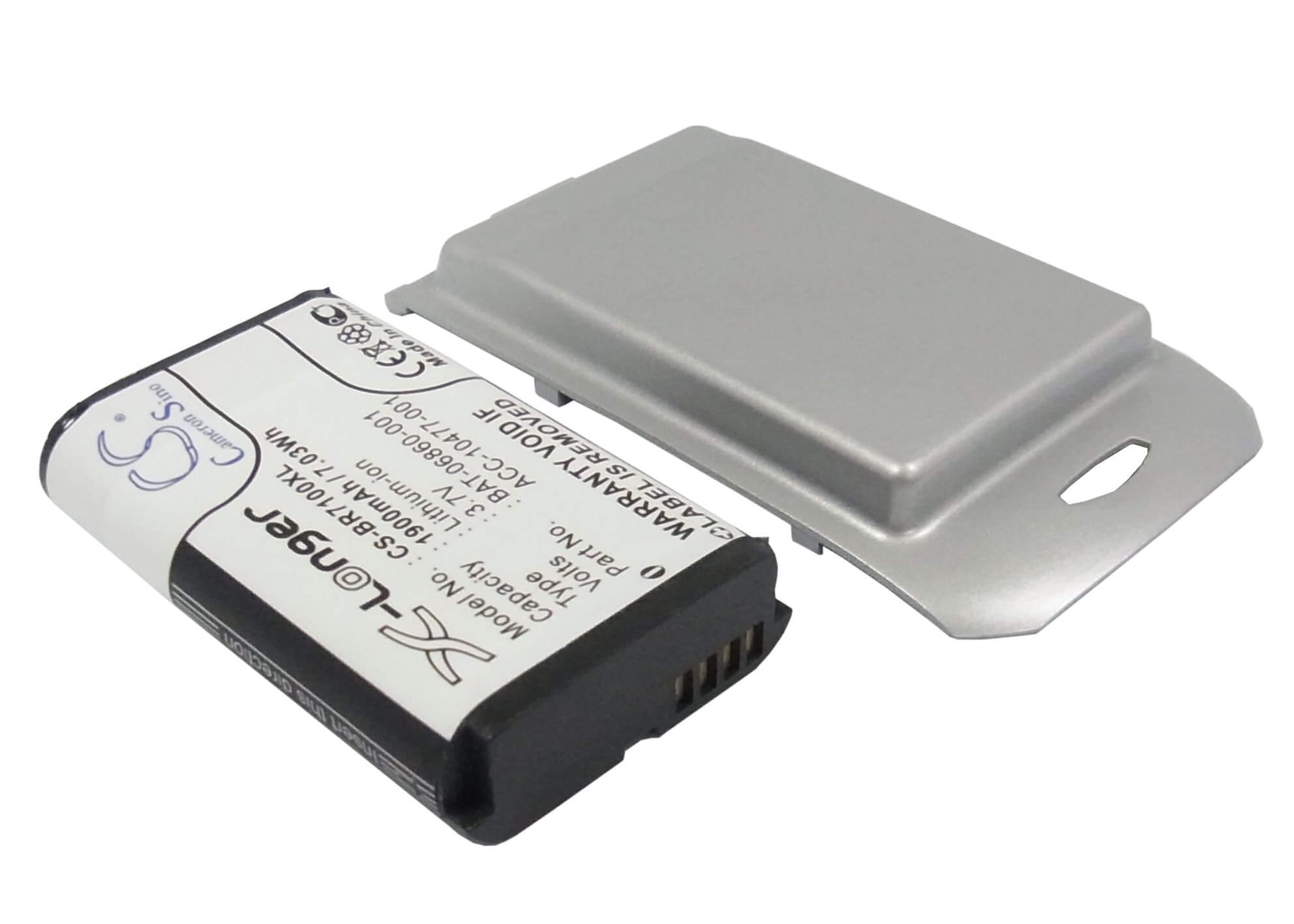3.7V, 1900mAh, Li-ion Battery fits Blackberry, 7100, 7100r, 7.03Wh